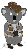 koala jones mascotte