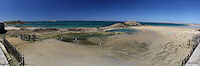 pano panorama panoramique france bretagne saint-malo saint st malo cité corsaire pirate city sable plage sand beach mer océan sea water eau marin vieille ville