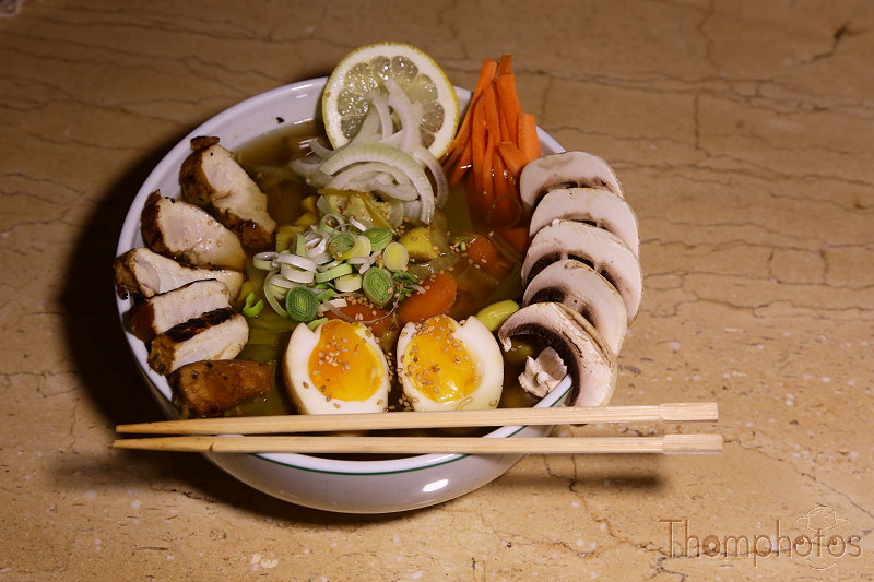 cuisine cooking plat bol meal bowl ramen japon japan nouilles pasta poulet chicken naruto manga handmade maison miso