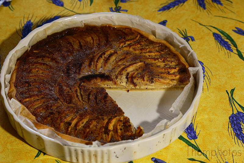 cuisine cooking plat nourriture bouffe repas meal fait maison hand made tarte aux pommes de maman mom apple pie