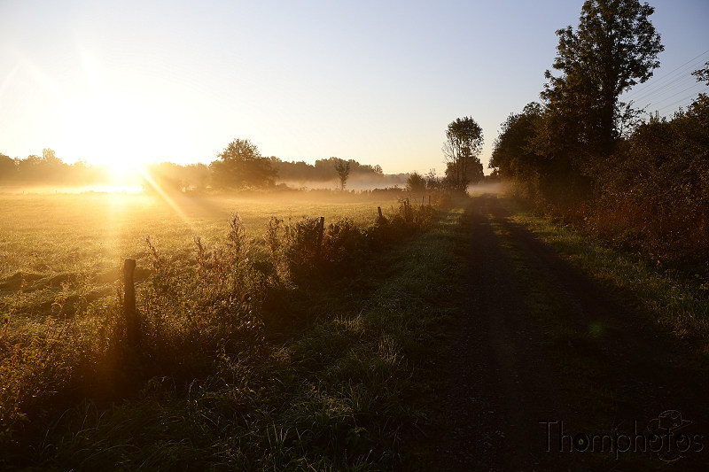 paysage landscape france campagne countryside levé de soleil aube sunrise saint aulaire matin morning