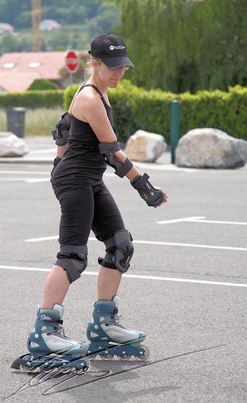 Soso Sophie portrait patineuse roller rollers rollerblade