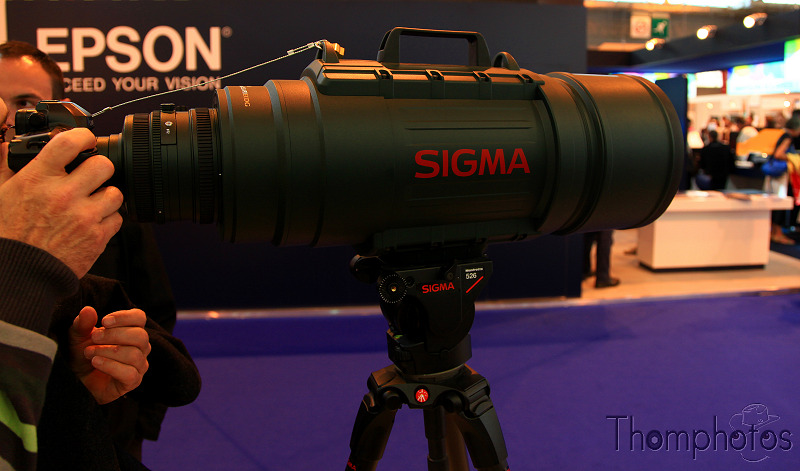 reportage paris 26h salon de la photo Sigma 200-500mm F2.8 APO EX DG