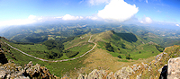 reportage pays basque france 180° panoramique rhune paysage