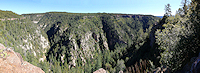 reportage 2013 usa USA Amérique america murika US arizona désert western roche rouge orange jaune ocre sable paysage landscape sedona Oak Creek Canyon road route pano panorama