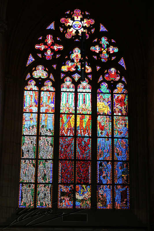 reportage 2014 république tchèque tchéquie czech prague praha cz ville Pražský hrad château cathédral saint guy sv vitus víta vitrail vitraux glass