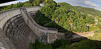 reportage 2015 france massif mont dore puy sancy volcan eau bouteille nature montagne auvergne mountain paysage landscape centre panoramique pano panorama montée rando randonnée walk barrage bort-les-orgues bort les orgues eau water béton route ciment cement road