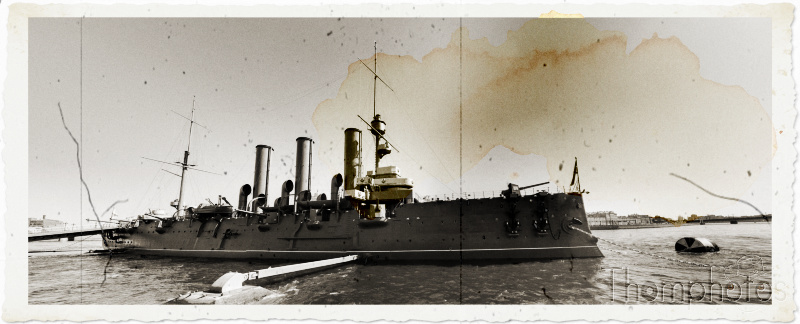 reportage photo 2018 russie saint petersbourg petrograd croiseur aurore aurora cruiser canon navy marine warships navire de guerre retro sepia old ancienne