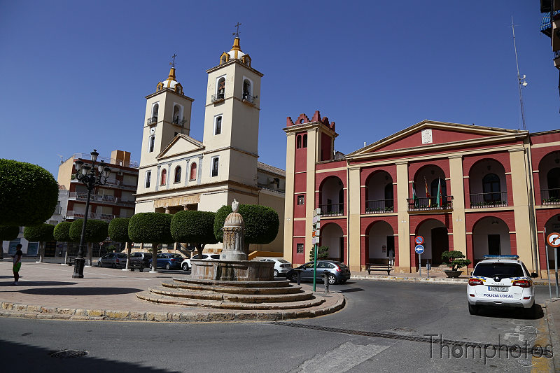 reportage photo été 2019 espagne españa berja sam église church parroquia de la anunciación mairie architecture place