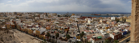 reportage photo été 2019 espagne españa berja sam panoramique pano almería ville city château castel alcazaba citadelle jardines rempart vue view mur wall